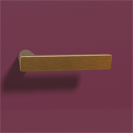 Baar Mortise Handle On Rose - Yester Br